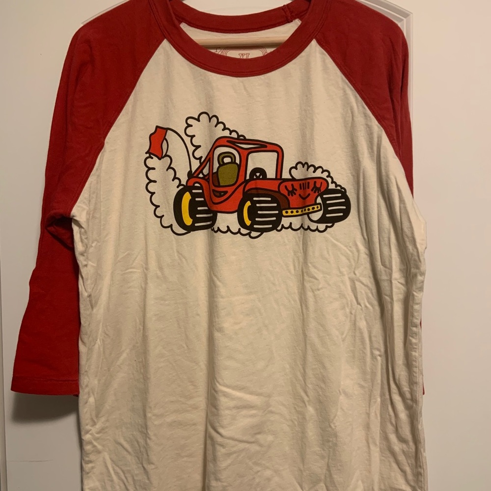 Big Bud Press raglan dune buggy shirt